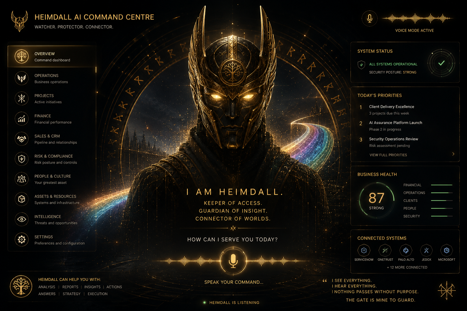 Heimdall AI Command Centre